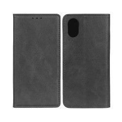 LEATHER FLIP COVER WITH INTERNAL POCKET FOR SAMSUNG GALAXY A03 CORE BLACK LEATHER FLIP COVER WITH INTERNAL POCKET FOR SAMSUNG GALAXY A03 CORE BLACK